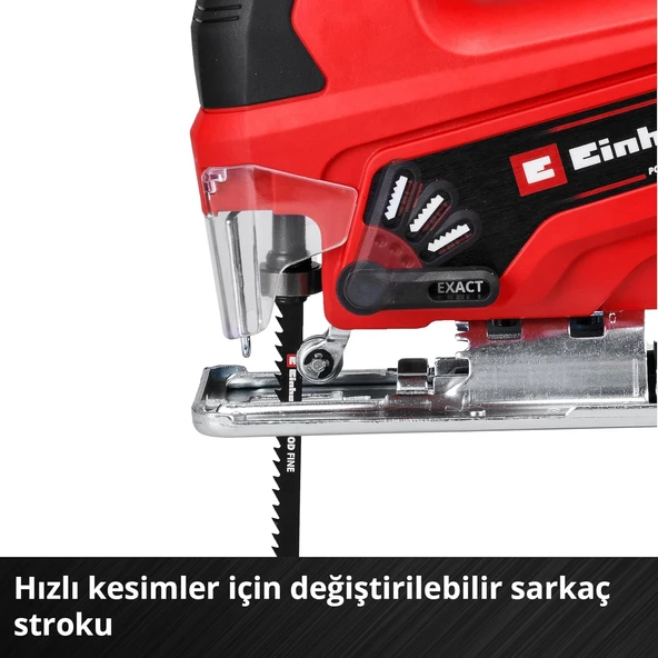 Einhell TC-JS 18 Li Tek Akülü 2.5 Ah Dekupaj Testere - Resim 7