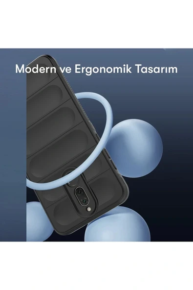 LitaeTrend Huawei Mate 10 Lite Kılıf Optimum Silikon - Lacivert - Resim 7