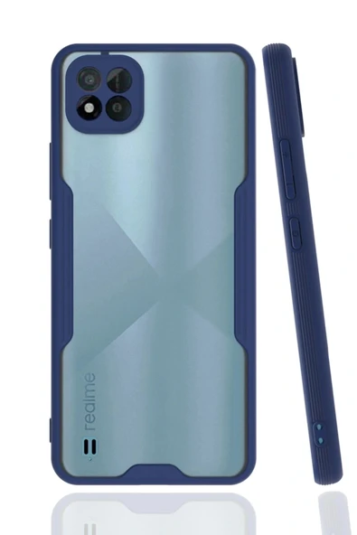 LitaeTrend Realme C11 2021 Kılıf Platin Silikon - Lacivert ürün görseli 1
