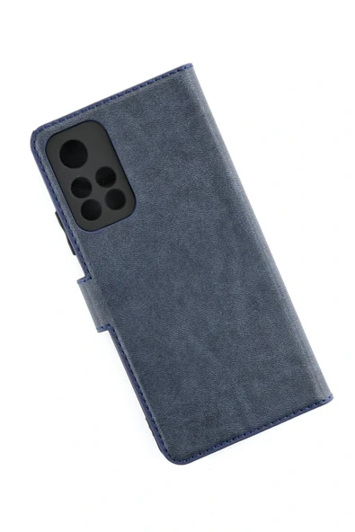 LitaeTrend Xiaomi Redmi Note 11T Kılıf Trend S Plus Kapaklı Kılıf - Lacivert - Resim 2