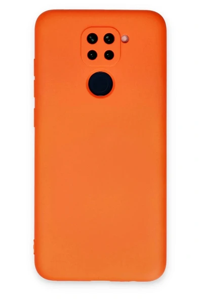 LitaeTrend Xiaomi Redmi Note 9 Kılıf Nano içi Kadife Silikon - Turuncu ürün görseli 1