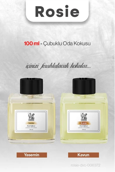 ROSIE Yasemin ve Kavun 100 ml Çubuklu Oda Kokusu ürün görseli