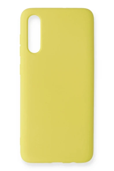 LitaeTrend Samsung Galaxy A70 Kılıf Nano içi Kadife Silikon - Sarı ürün görseli 1