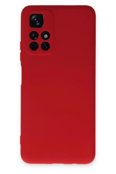 LitaeTrend Xiaomi Redmi Note 11T Kılıf Nano içi Kadife Silikon - Kırmızı ürün görseli 1