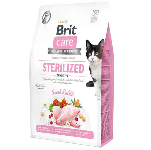 Brit Care Cat G-F Sterilized Sensitive Fresh Rabbit 2 Kg ürün görseli