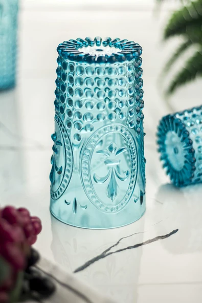 Akrilik Aquamarin Tekli Uzun Bardak & Su Meşrubat Bardağı 750 ml ( Büyük Boy & Cam Değildir ) - Resim 3