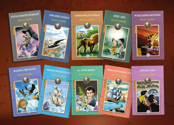 Jules Verne Serisi 10 Kitap Set ürün görseli