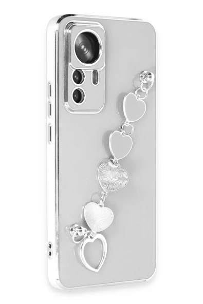 LitaeTrend Xiaomi Mi 12T Pro Kılıf Esila Silikon - Beyaz - Resim 2