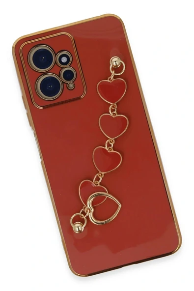 LitaeTrend Xiaomi Redmi Note 12 4G Kılıf Esila Silikon - Kırmızı - Resim 4