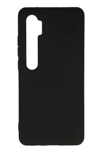 LitaeTrend Xiaomi Mi Note 10 Lite Kılıf Nano içi Kadife Silikon - Siyah ürün görseli 1