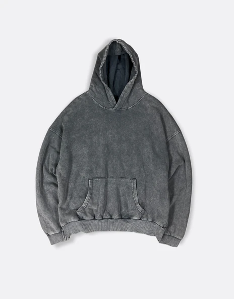 Premium Acid Wash Oversize Hoodie Sweater ürün görseli