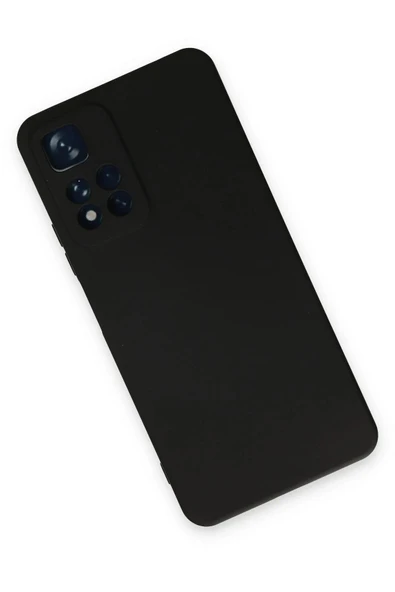 LitaeTrend Xiaomi Redmi Note 11 Pro Plus 5G Kılıf Nano içi Kadife Silikon - Siyah - Resim 2