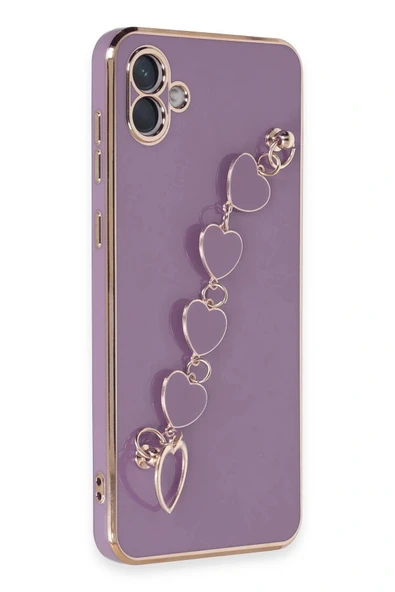 LitaeTrend Samsung Galaxy A04E Kılıf Esila Silikon - Mor - Resim 2