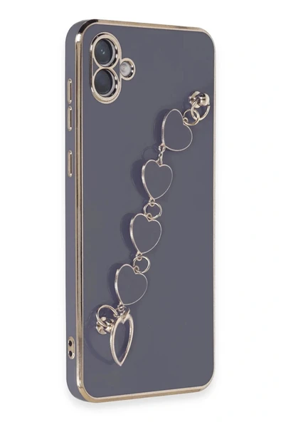 LitaeTrend Samsung Galaxy A04E Kılıf Esila Silikon - Gri - Resim 2