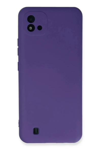 LitaeTrend Realme C11 2021 Kılıf Nano içi Kadife Silikon - Mor ürün görseli 1