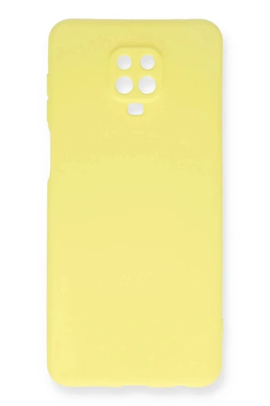 LitaeTrend Xiaomi Redmi Note 9 Pro Kılıf Nano içi Kadife Silikon - Sarı ürün görseli 1