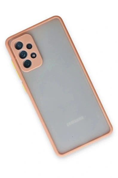 LitaeTrend Samsung Galaxy A72 Kılıf Montreal Silikon Kapak - Pembe - Resim 2