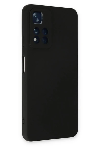 LitaeTrend Xiaomi Redmi Note 11 Pro Plus 5G Kılıf Nano içi Kadife Silikon - Siyah - Resim 3