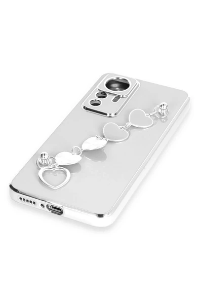 LitaeTrend Xiaomi Mi 12T Pro Kılıf Esila Silikon - Beyaz - Resim 4