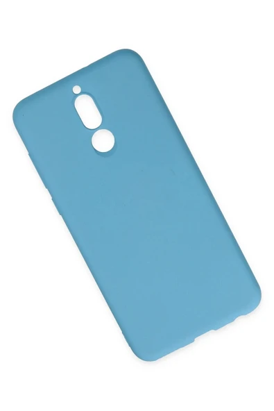 LitaeTrend Huawei Mate 10 Lite Kılıf Nano içi Kadife Silikon - Mavi - Resim 2