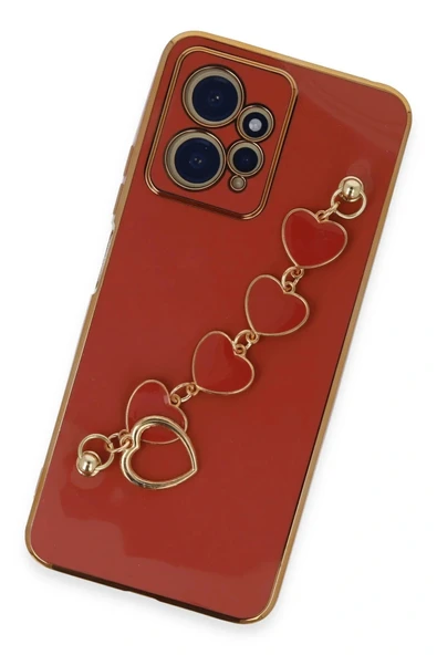 LitaeTrend Xiaomi Redmi Note 12 4G Kılıf Esila Silikon - Kırmızı - Resim 3