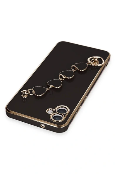 LitaeTrend Samsung Galaxy A04E Kılıf Esila Silikon - Siyah - Resim 3