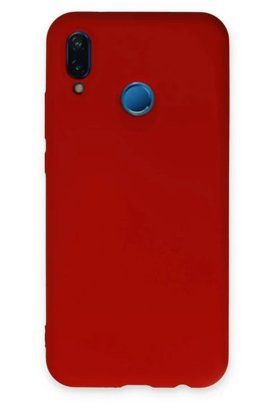 LitaeTrend Huawei P20 Lite Kılıf Nano içi Kadife Silikon - Kırmızı ürün görseli 1