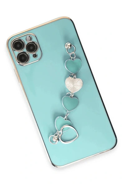 LitaeTrend iPhone 11 Pro Kılıf Esila Silikon - Su Yeşili - Resim 3