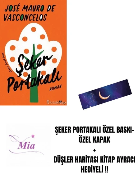 ŞEKER PORTAKALI ÖZEL BASKI-ÖZEL KAPAK + DÜŞLER HARİTASI KİTAP AYRACI HEDİYELİ !! ürün görseli