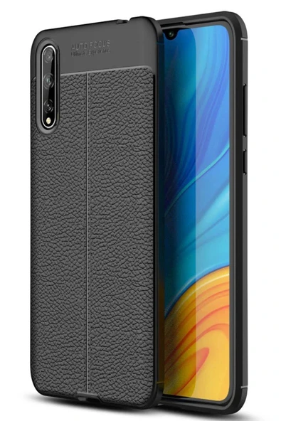 LitaeTrend Huawei P Smart S Kılıf Auto Focus Kapak - Siyah ürün görseli 1