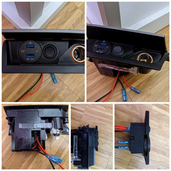 ASTRA H  KONSOL ÇAKMAKLIK YUVA ÇERÇEVESİ - 4716356 - Resim 3