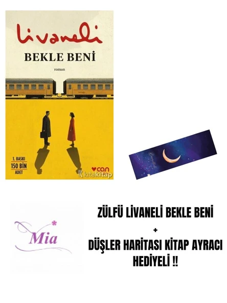 ZÜLFÜ LİVANELİ BEKLE BENİ + DÜŞLER HARİTASI KİTAP AYRACI HEDİYELİ !! ürün görseli
