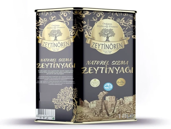 Zeytinören 18 Lt Natürel Sızma Soğuk Sıkım Zeytinyağı ürün görseli
