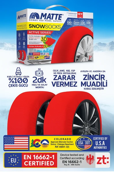 SnowSocks 3D Ekstra Dayanıklı Kar Çorabı - Resim 4