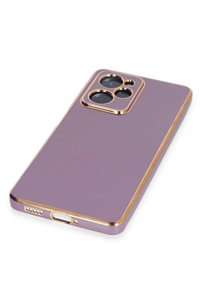 LitaeTrend Xiaomi Poco X5 Pro 5G Kılıf Volet Silikon - Mor - Resim 4