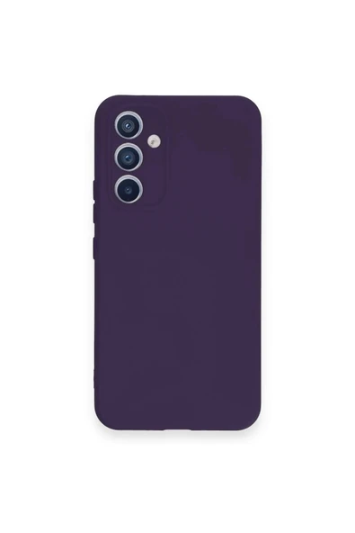 LitaeTrend Samsung Galaxy A34 5G Kılıf Nano içi Kadife Silikon - Mor ürün görseli 1