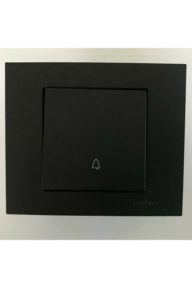 Ovivo Grano Siyah Zil Anahtarı Çerçeve Dahildir ürün görseli