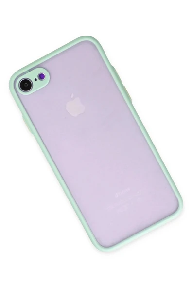 LitaeTrend iPhone 7 Kılıf Montreal Silikon Kapak - Turkuaz - Resim 2