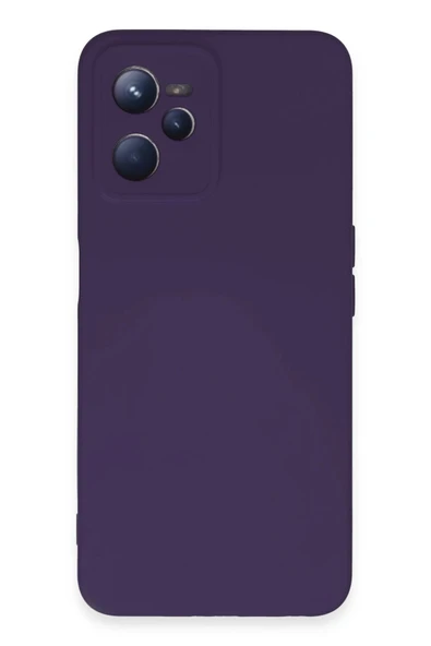LitaeTrend Realme C35 Kılıf Nano içi Kadife Silikon - Mor ürün görseli 1