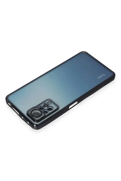 LitaeTrend Xiaomi Redmi Note 12 Pro 4G Kılıf Lensli Silikon - Siyah - Resim 3