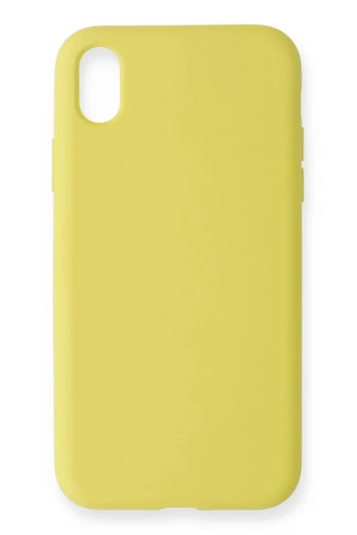 LitaeTrend iPhone XR Kılıf Nano içi Kadife Silikon - Sarı ürün görseli 1