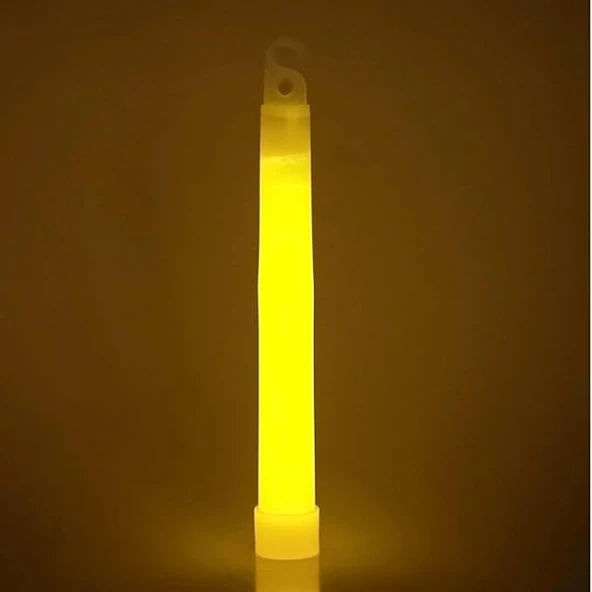 Turuncu Renk Karanlıkta Yanan Asılabilir Glow Stick Lamba 1 Adet - Resim 2