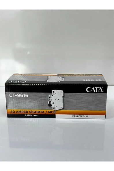 CT-9616 CATA 1X40 AMP SİGORTA B TİPİ MONOFOZE ürün görseli