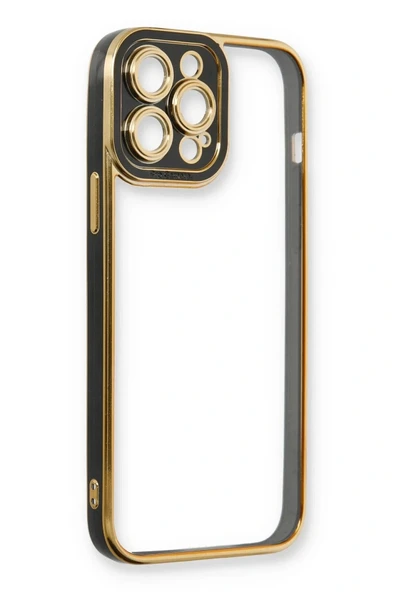 LitaeTrend iPhone 13 Pro Max Kılıf Liva Lens Silikon - Siyah - Resim 4