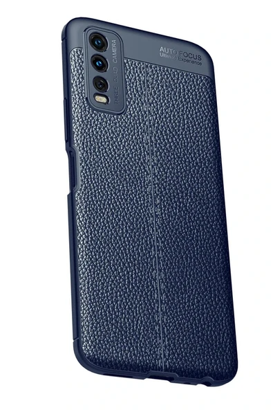 LitaeTrend Vivo Y11S Kılıf Auto Focus Kapak - Lacivert ürün görseli 1