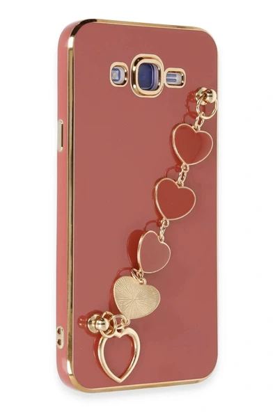 LitaeTrend Samsung Galaxy J7 Kılıf Esila Silikon - Kırmızı - Resim 2