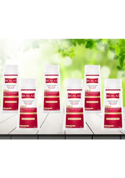 Bioblas Sağlıklı Uzama Şampuanı Sarmaşık Bitki Özlü 360 ml 6 Adet ürün görseli