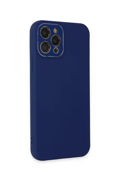 LitaeTrend iPhone 12 Pro Kılıf Lansman Glass Kapak - Sky Blue - Resim 3