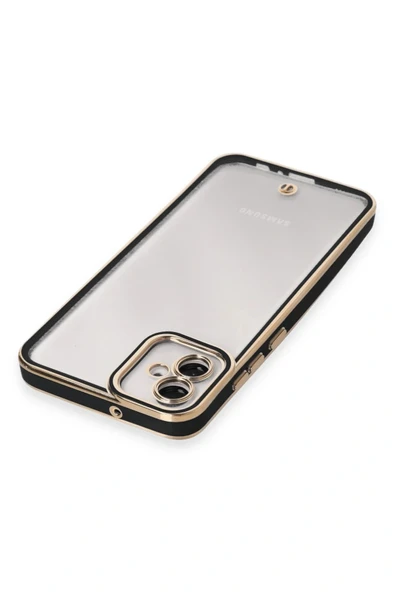 LitaeTrend Samsung Galaxy A04E Kılıf Liva Lens Silikon - Siyah - Resim 4