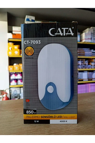 Ct 7093 Dış Mekan Sensörlü Led Aplik Gün Işığı ürün görseli